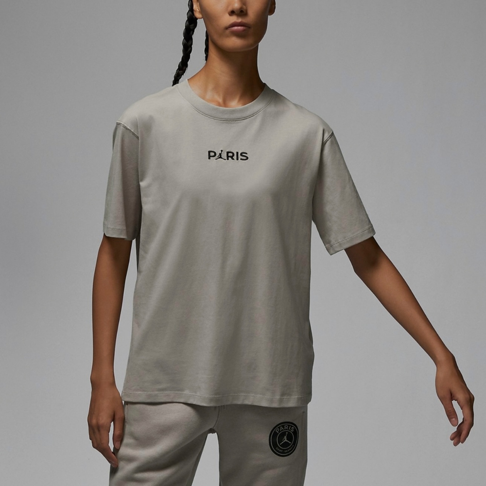 Футболка женская Air Jordan x PSG Paris, сер.