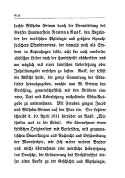 Lieder Der Alten Edda. Deutsch Durch Die Bruder Grimm | Brüder Grimm