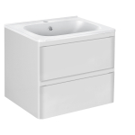 Тумба под раковину Vincea Vico 600 подвесная, 2 выкатных ящика soft close, G.White