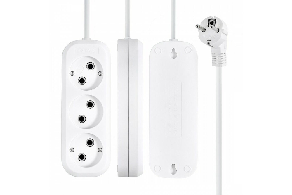 Сетевой удлинитель 1-2.SALE ПВС 3х1 3роз. 1.5м 16А