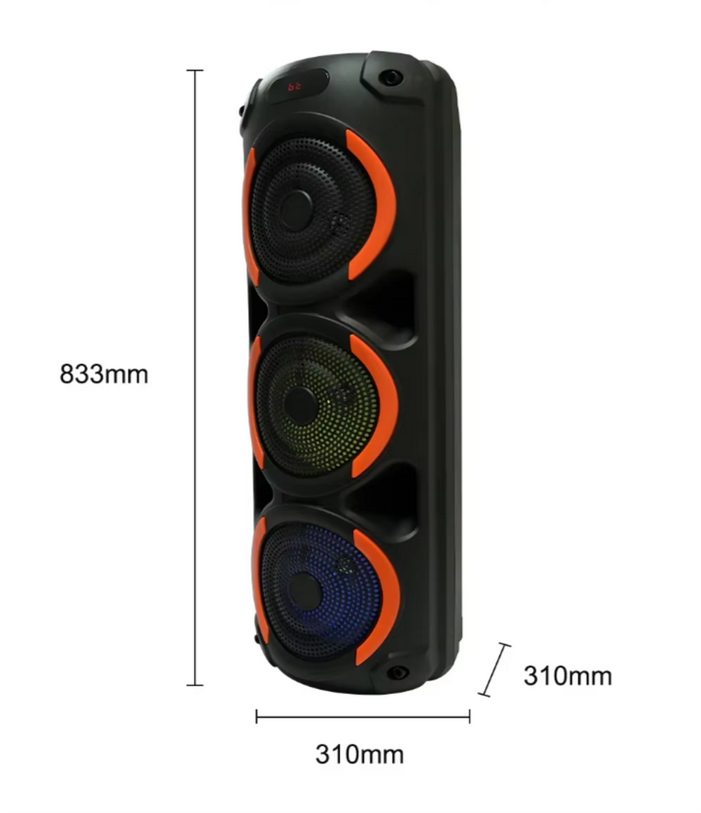 Напольная колонка Sing-e ZQS-8305 (8"60W/4.5A/+бесп.микрофон)