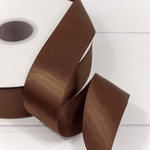 Лента Атласная 3,8см х 110м Полиэстер класс А (Коричневый)