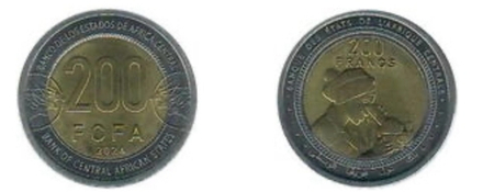 Центральная Африка (BEAC) 200 франков 2024 UNC