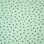 Кулирная гладь с рисунком, 92% хлопок, 8% ПУ(эластан), 175 гр/м2, св.зелёный/чёрный (20473)