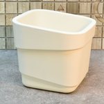 Горшок цветочный Hills фактурный 7л d221мм h207мм, молочный