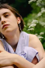 Моносерьга Before.Swine Twins Smile Chain