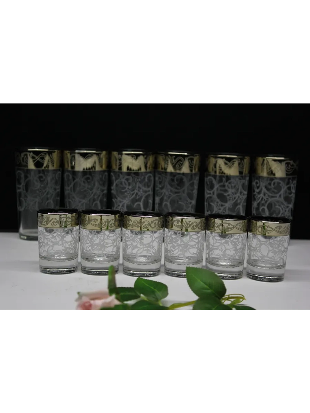 Набор 12 предметов стакан и стопка