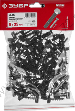 ЗУБР ДХС 6 x 35 мм, дюбель под хомут-стяжку, нейлон, 100 шт (30910-06)
