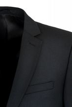 Черный приталенный костюм STENSER