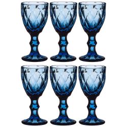 НАБОР РЮМОК "РОМБО" ИЗ 6ШТ. СЕРИЯ "MUZA COLOR" 50МЛ. / В=10,5 СМ (КОР=16НАБ.)