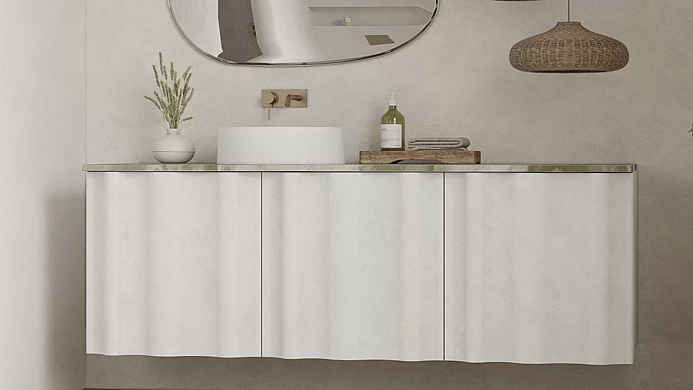 Раковина накладная Salini Gloria 01 1102201M 44 из искусственного камня S-Stone, белая матовая