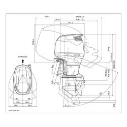 4х-тактный лодочный мотор SUZUKI DF 150 TX
