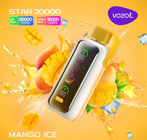 Vozol STAR 20000 - Mango Ice (5% nic)