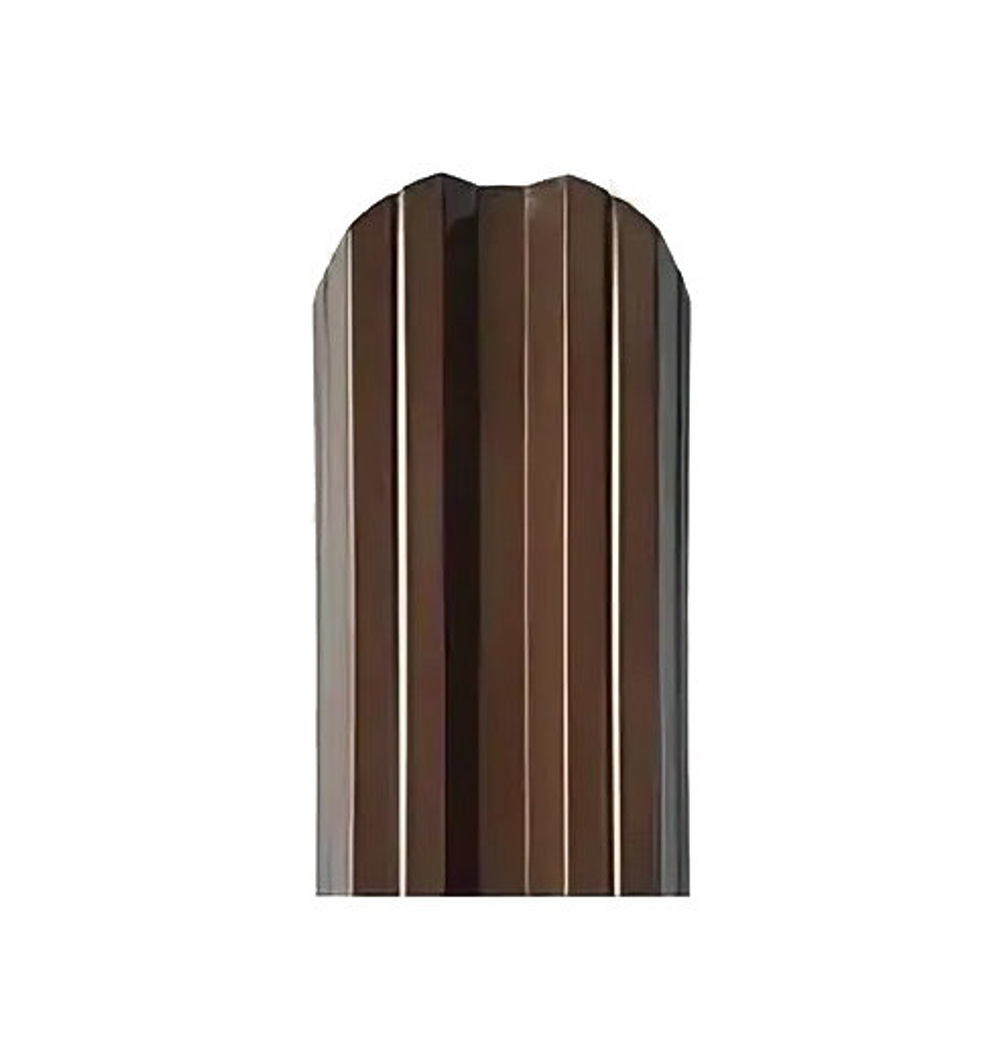 Металлоштакетник/Евроштакетник 1800/130мм Коричневый RAL 8017