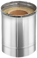 Керамический дымоход с кожухом из нержавейки Tonrohr Inox 140/250
