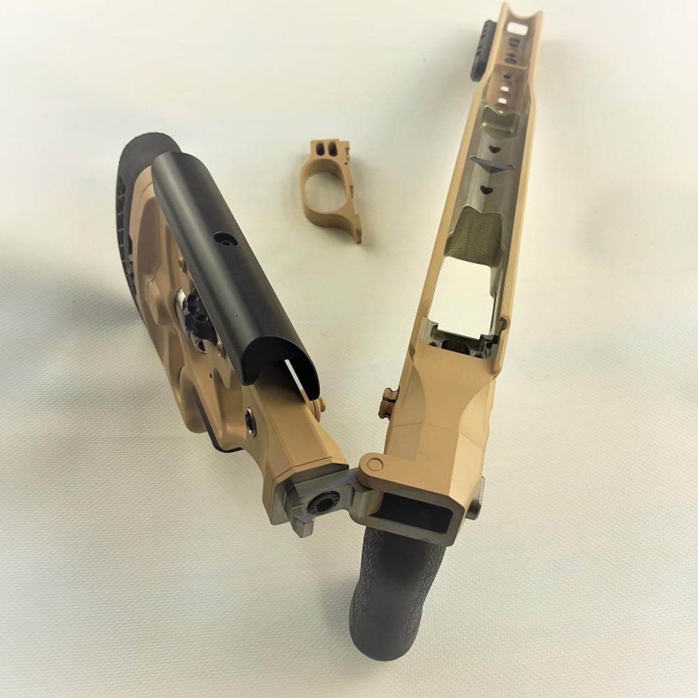 Ложа M12Б (TAN) Бежевый на Blaser R8 Hunter, CNC Guns Custom