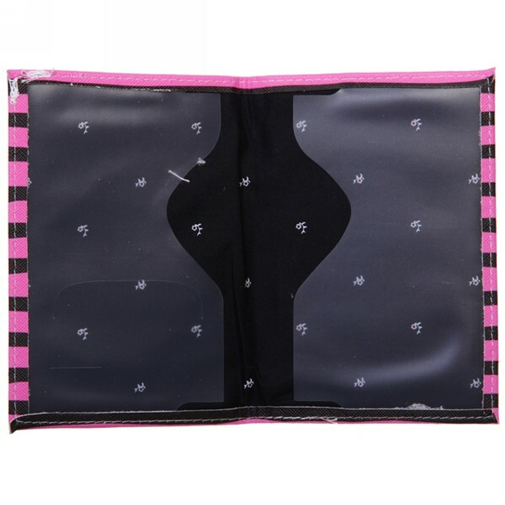 Обложка на паспорт «Travel», Котик в отпуске, 9,5*13см