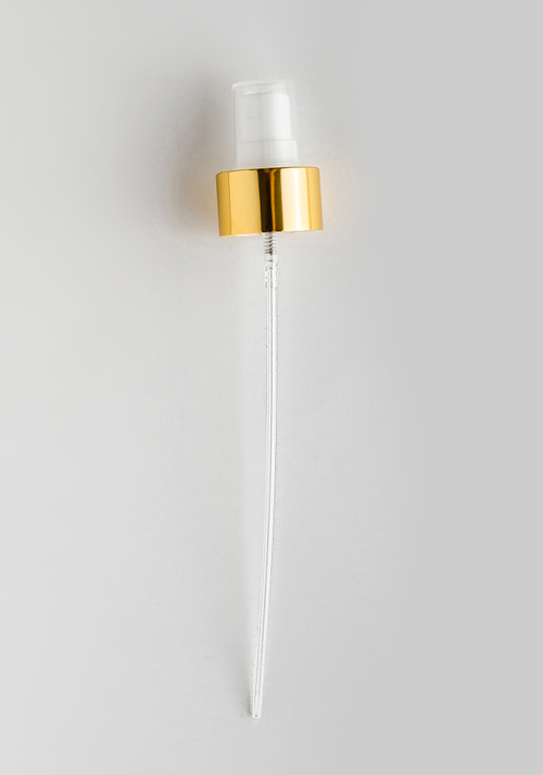 Распылитель кнопочный белый/золотой 02