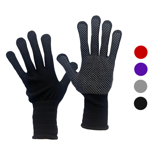 Перчатки 4 цвета нейлон с ПВХ точкой (Корея)