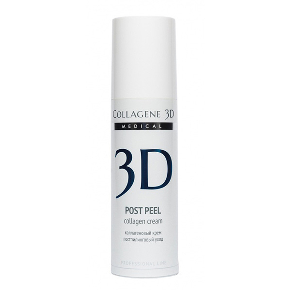 Коллагеновый крем для лица после проведения агрессивных процедур Medical Collagene 3D Post Peel (проф) 150мл