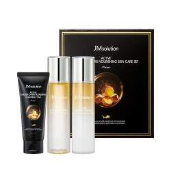JMSolution Aсtive Golden Caviar Nourishing Skin Care Set набор для зрелой кожи с экстрактом икры
