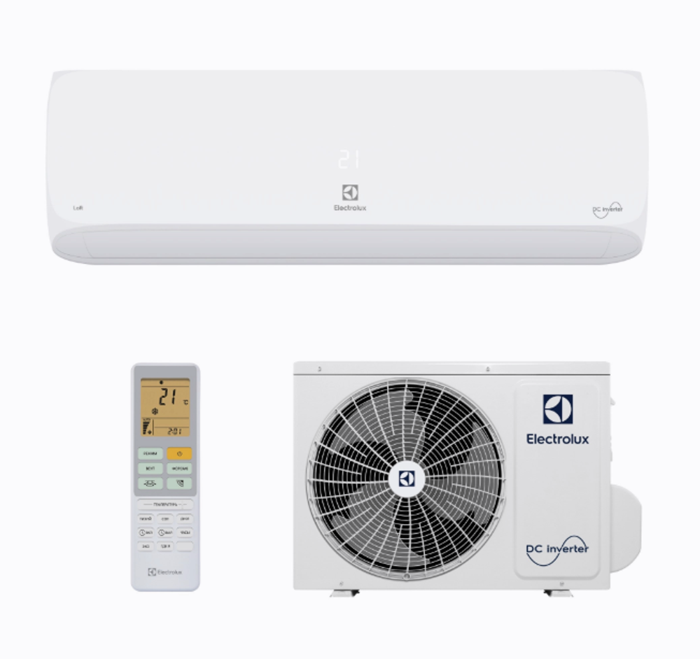 Сплит-система инверторного типа Electrolux Loft DC EACS/I-07HAL/N8 комплект