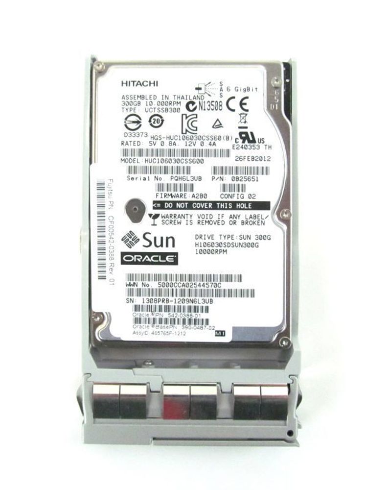 Жесткий диск Sun Microsystems Sun 300GB 10k SAS 6Gb/s 16MB 2.5&quot; H106030SDSUN300G