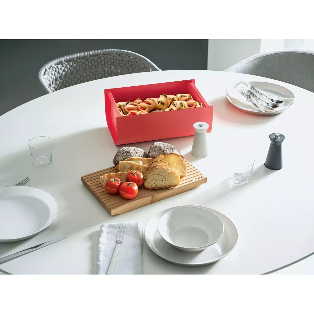 Alessi - Маттина красная хлебница / артикул   BG03 R  / GTIN 8003299443116