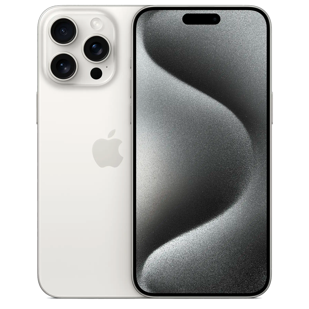 Смартфон Apple iPhone 15 Pro Max 256GB, White Titanium (Белый)