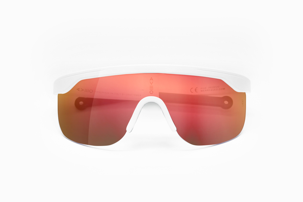 Спортивные очки AVEO Iride / White / Red Mirror Lens
