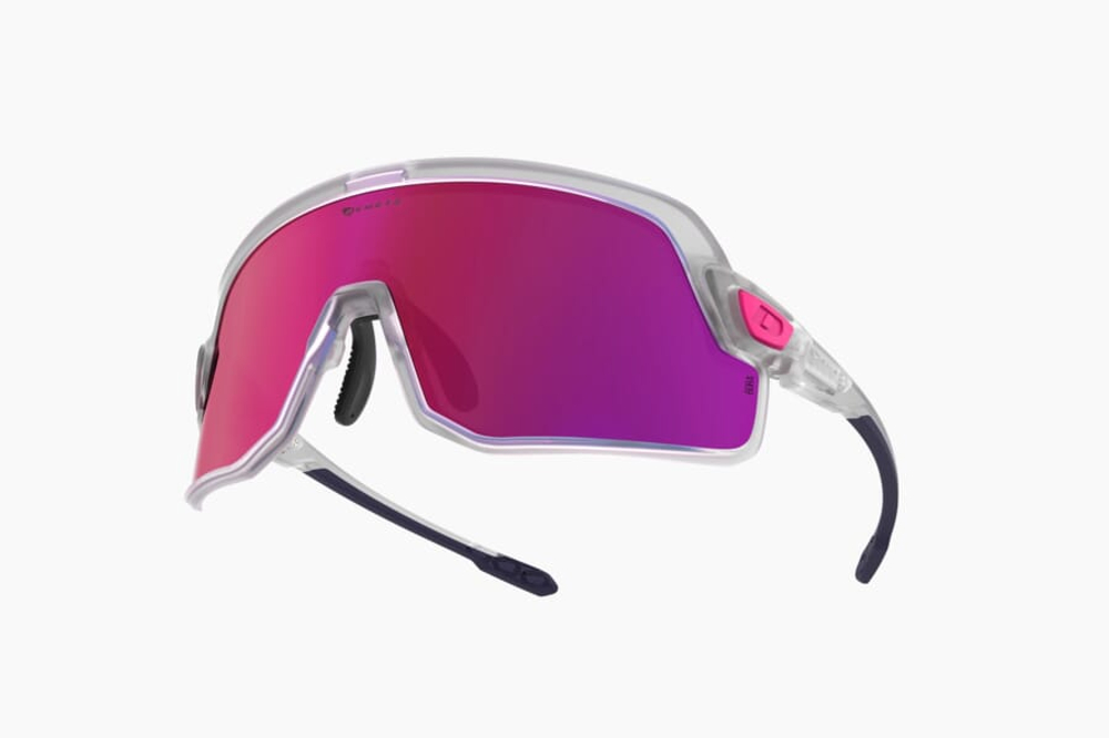 Спортивные очки с диоптриями Demetz B-Suit / Matte Crystal / Matte Dark Violet V. Pink Mirror Violet Cat.3