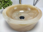 Раковина из оникса Drum Yellow Small DO-60979 40*40*15