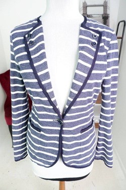 Жакет Penny black в полоску, маркировка М, визуально на 46 размер
