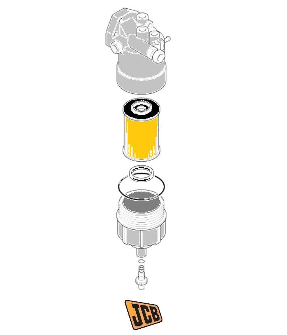 Фильтр грубой очистки JCB 265/02605, 265-02605, 26502605