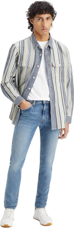 Джинсы LEVIS 510 SKINNY MED INDIGO - WORN I синий