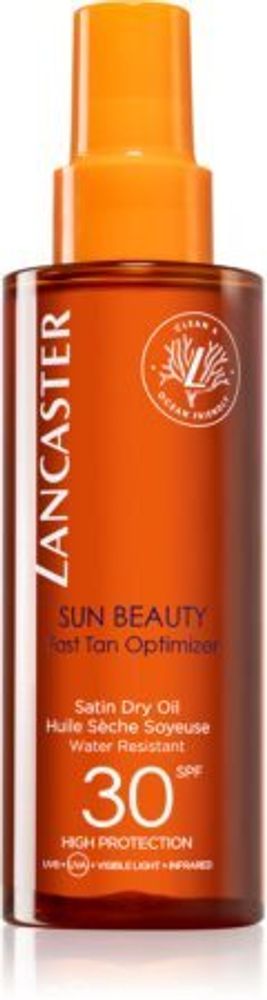 Lancaster спрей для сухого загара SPF 30 Sun Beauty Satin Dry Oil