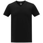 Somoto Мужская футболка с коротким рукавом и V-образным вырезом