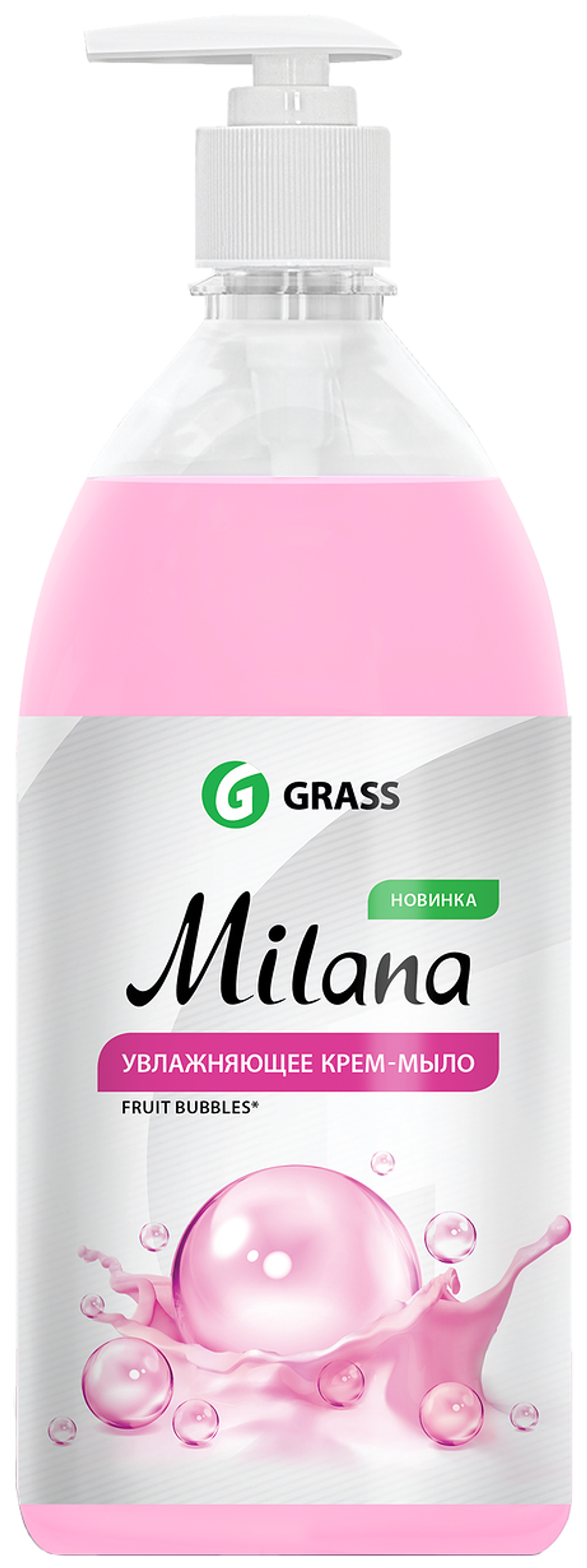 КРЕМ-МЫЛО GRASS MILANA FRUIT BUBBLES 1Л