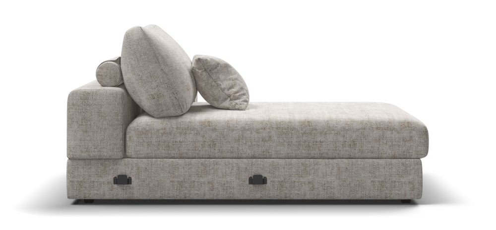 Босс Модуль оттоманка правая Шенилл Смарт кварц