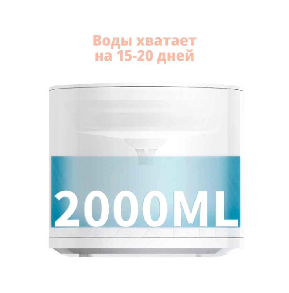 Питьевой фонтан с системой фильтрации и беспроводным насосом PETKIT Eversweet Solo 2