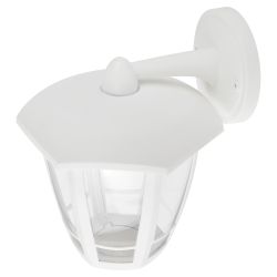 Садово-парковый светильник ЭРА ДБУ 07-8-006 Дели 3 белый 6 гранный настенный IP44 светодиодный 8Вт 3000K | Садово-парковые светильники