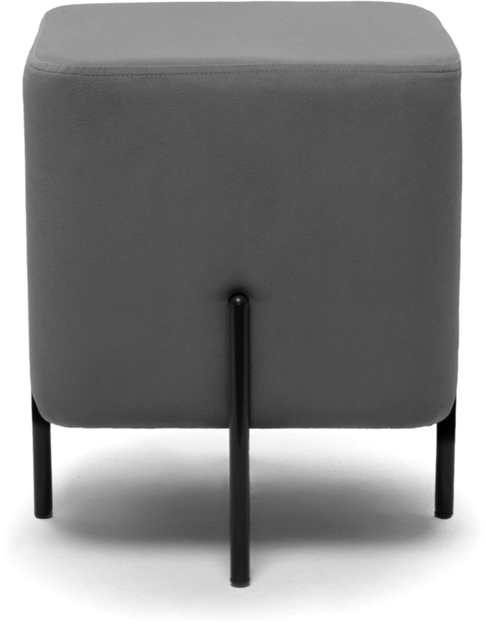 Пуф DIWO Кострома велюр, серый