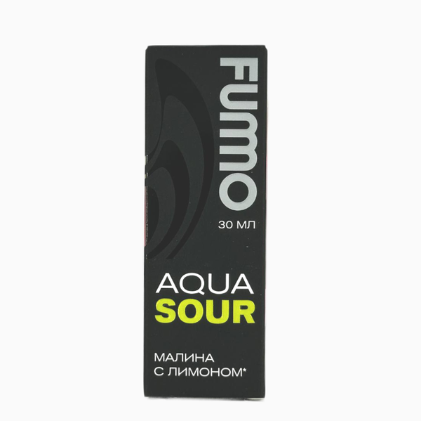 Купить Жидкость Fummo Aqua Sour Salt 30 мл - Малина с Лимоном (20 мг)