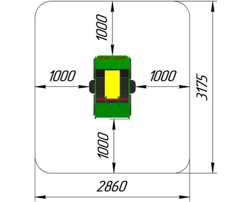 Качалка на двойной пружине Квадроцикл