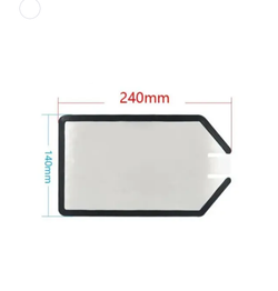 Нейтральный электрод металлический для коагулятора, ЭХВЧ. Многоразовый.