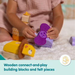 Melissa & Doug - KLOCKI Blockables Деревянные животные сафари 34 элемента 20155261
