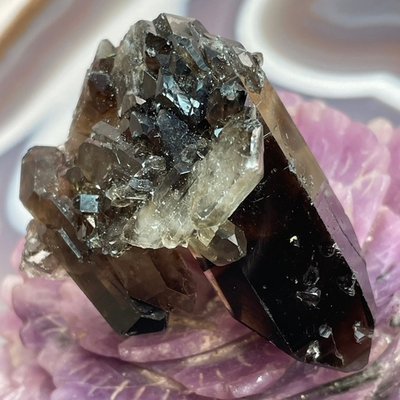 41437 Раухтопаз Друза кристалл необработанный 66мм