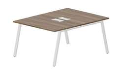 Составной стол Arena на 2 рабочих места 1180х1566х750мм (металлические аутлеты)