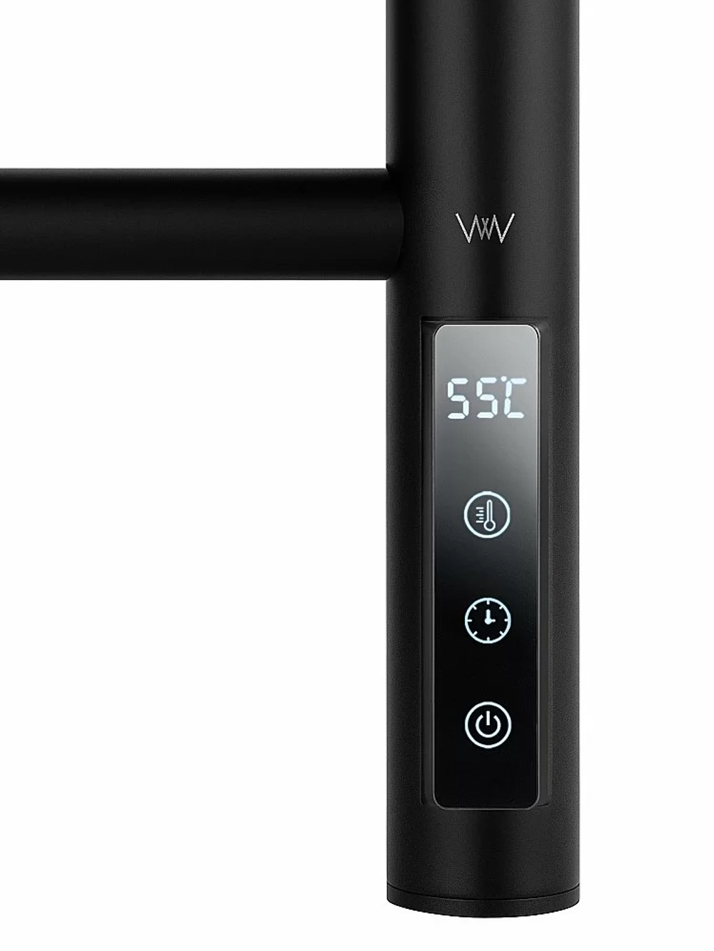 Полотенцесушитель электрический WONZON & WOGHAND BONN WW-AL409-MB черный матовый