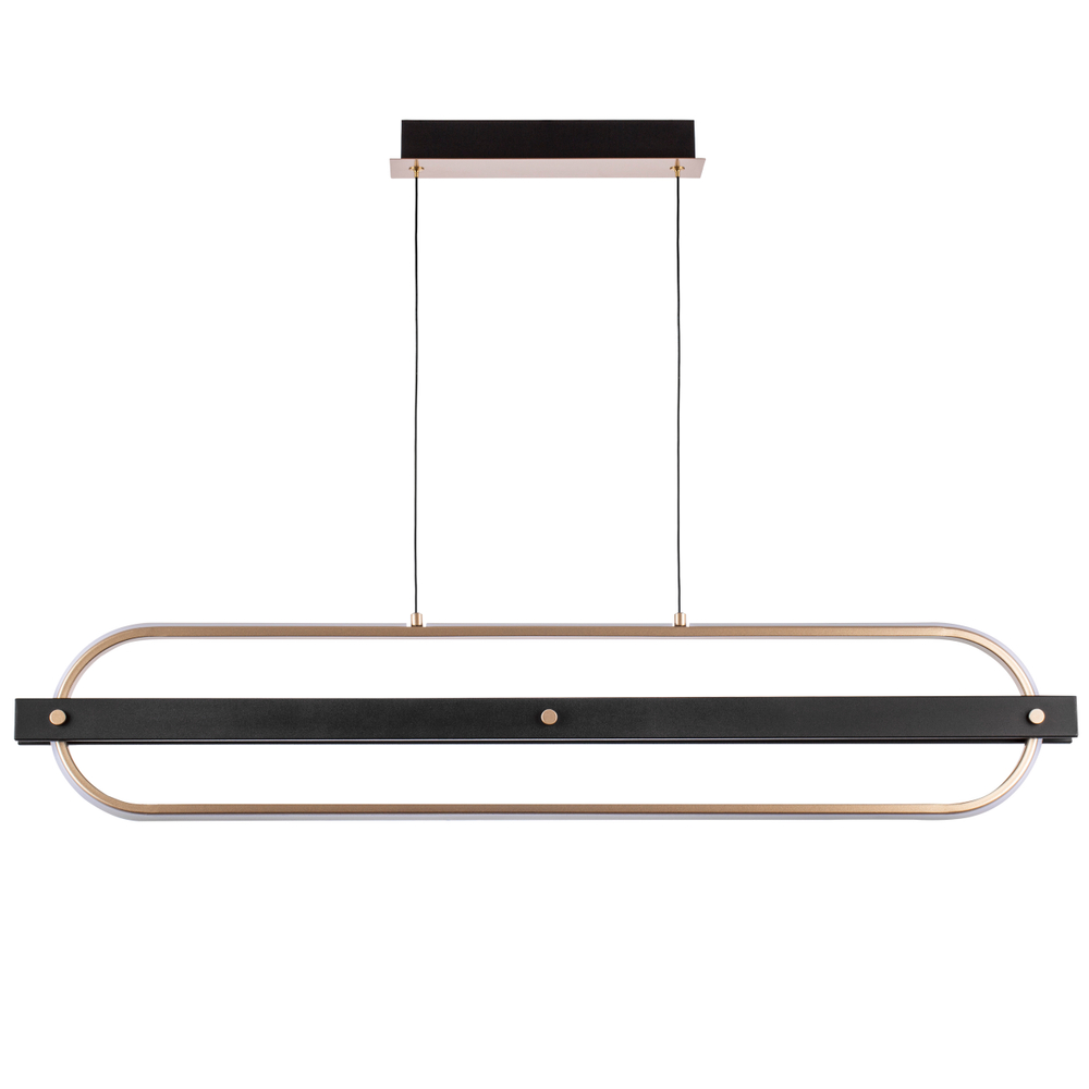 723347 Люстра LODI LED 36W 3240LM ЧЕРНЫЙ 3000K